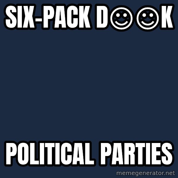 Katainen Perkele meme: six-pack     D☺☺k / political   parties