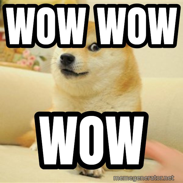 so doge meme: Wow wow / wow