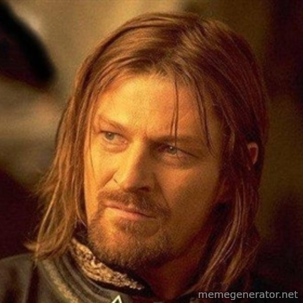 Boromir meme template