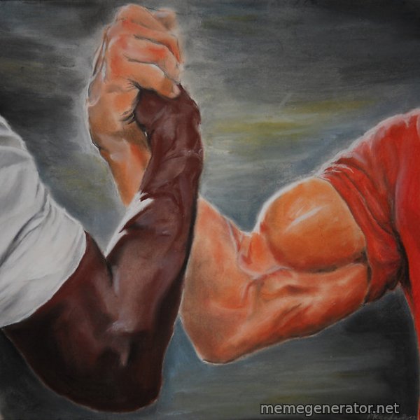 Epic Handshake meme template