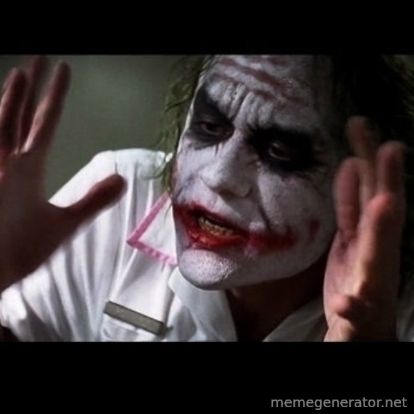 joker mind loss meme template