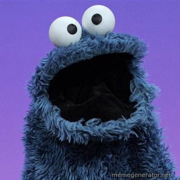 Cookie Monster meme template
