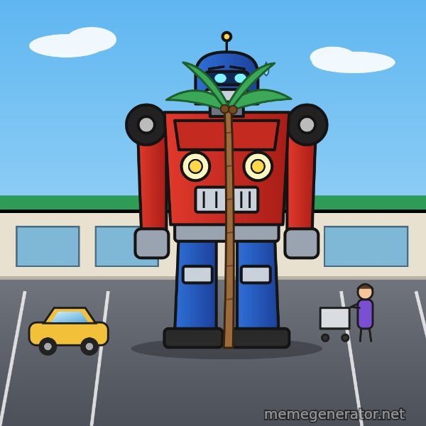 Robot In Disguise meme template